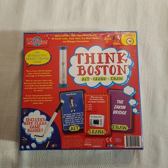 Think Boston Game new unopened - Picture 6 of 6